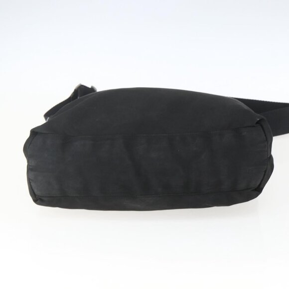 Authentic PRADA Shoulder Bag Nylon Black Silver - Picture 16 of 16